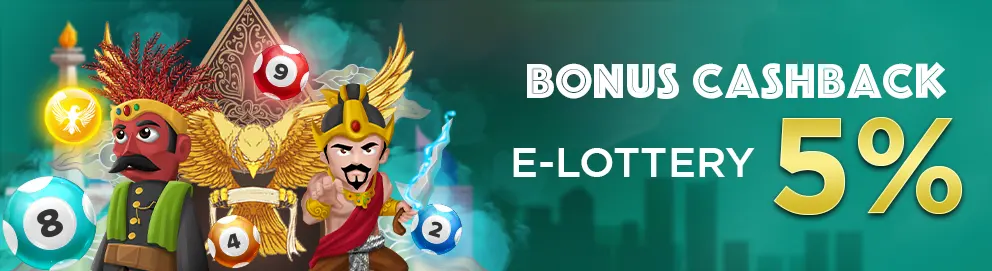 Bonus Cashback ELOTTERY 5%